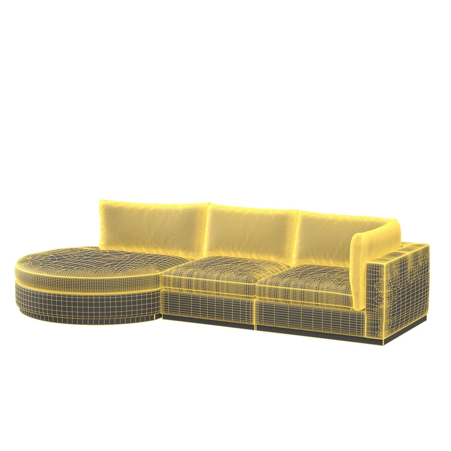 Four Hands Sofa Collection 04 3D Model_08